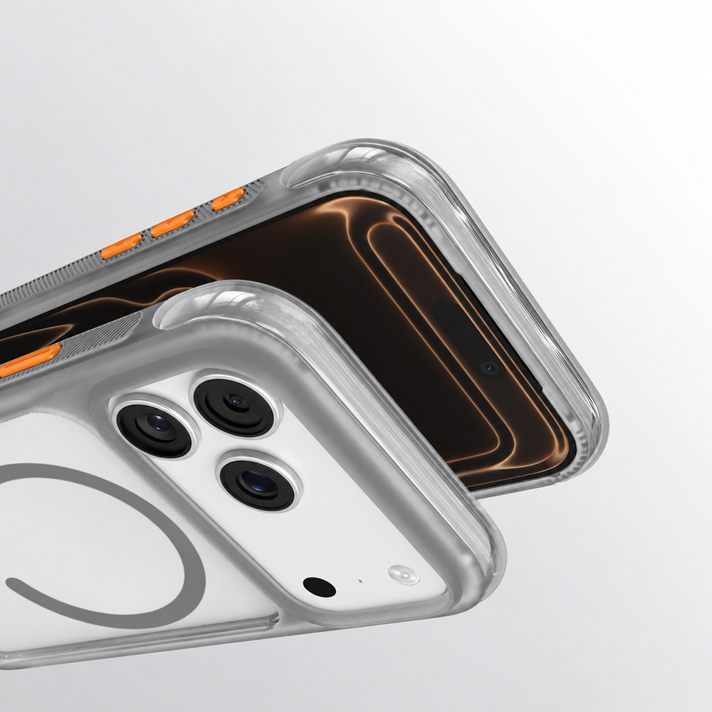 Apple iPhone 18 Pro Kılıf M-safe Şarj Özellikli Airbag Tasarımlı Mutural Air Shield Serisi Kapak - 3