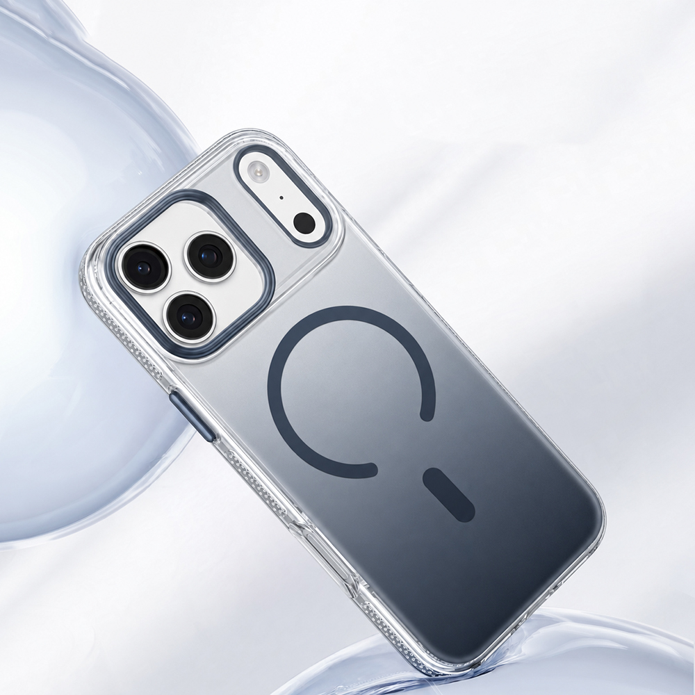 Apple iPhone 18 Pro Max Kılıf M-safe Şarj Özellikli Sararmaya Karşı Dayanıklı Mutural Icesense Serisi Kapak - 1