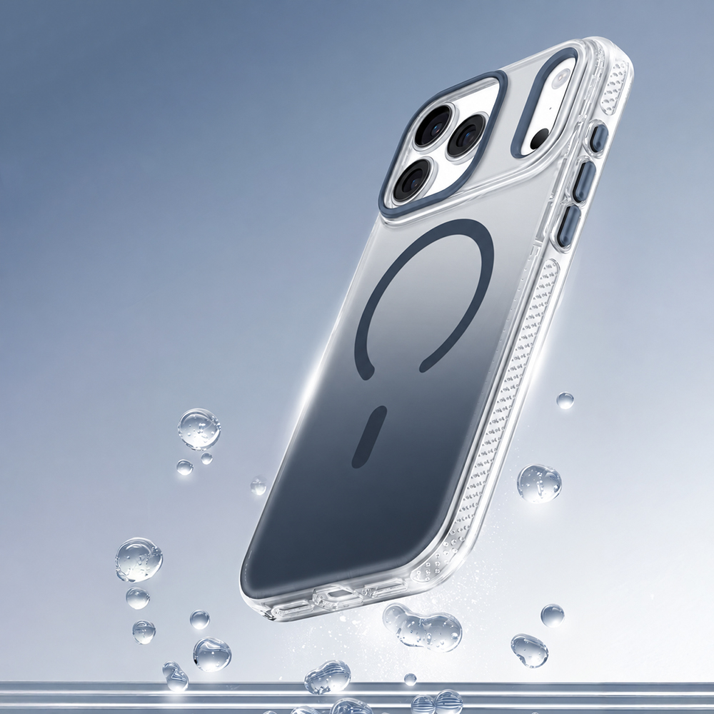 Apple iPhone 18 Pro Max Kılıf M-safe Şarj Özellikli Sararmaya Karşı Dayanıklı Mutural Icesense Serisi Kapak - 5