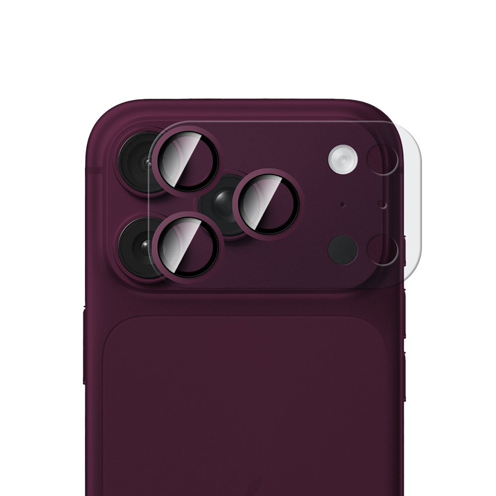 Apple iPhone 18 Pro Max CaseWorld Alloy Sapphire Safir One-Piece Anti Reflective Safir Kamera Lens Koruyucu - 2