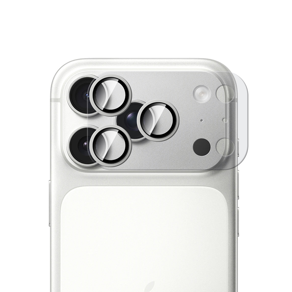 Apple iPhone 18 Pro Max CaseWorld Alloy Sapphire Safir One-Piece Anti Reflective Safir Kamera Lens Koruyucu - 2