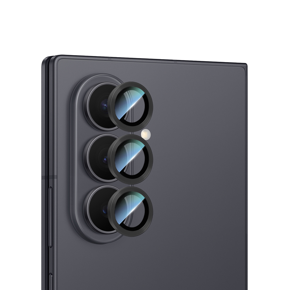Samsung Galaxy Z Fold 7 Uyumlu CaseWorld Alloy Serisi Oleofobik Anti Reflective Kamera Lens Koruyucu - 3