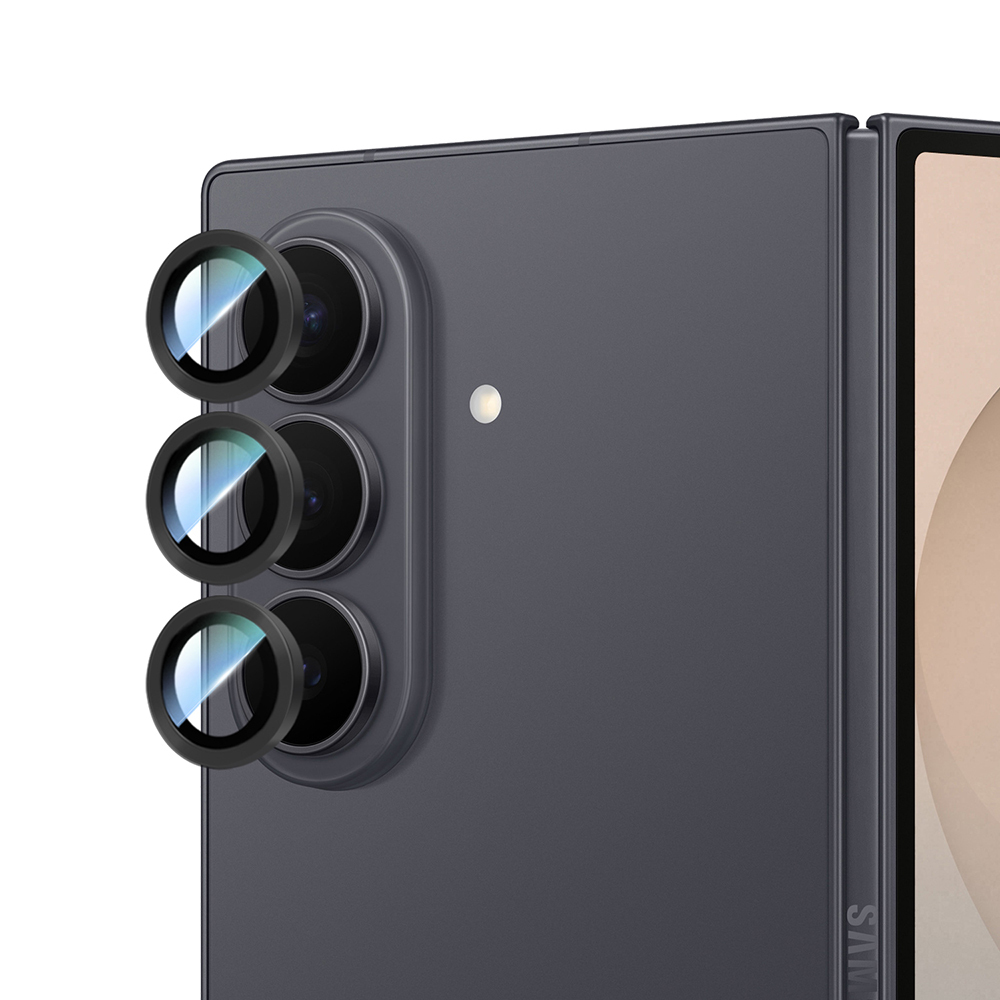 Samsung Galaxy Z Fold 7 Uyumlu CaseWorld Alloy Serisi Oleofobik Anti Reflective Kamera Lens Koruyucu - 4