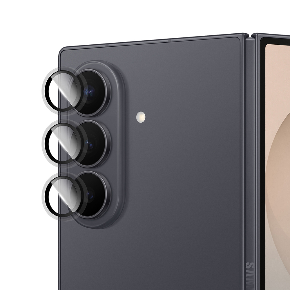 Samsung Galaxy Z Fold 7 Uyumlu CaseWorld Alloy Serisi Oleofobik Anti Reflective Kamera Lens Koruyucu - 4