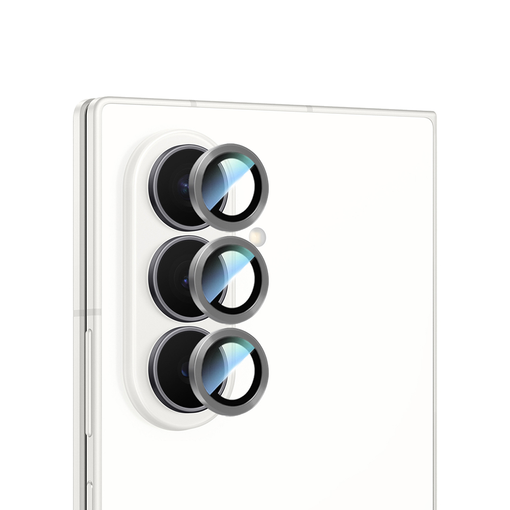 Samsung Galaxy Z Fold 7 Uyumlu CaseWorld Alloy Serisi Oleofobik Anti Reflective Kamera Lens Koruyucu - 3