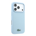 Apple iPhone 18 Pro Max Kılıf Lacoste Orjinal Lisanslı M-safe Şarj Özellikli PU Pike Desenli Metal Logolu Kapak - 3
