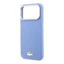 Apple iPhone 18 Pro Max Kılıf Lacoste Orjinal Lisanslı M-Safe Şarj Özellikli PVC Yarı Pike Desenli Arka Yüzey İkonik Timsah Dokuma Logolu Kapak - 5