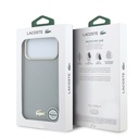 Apple iPhone 18 Pro Max Kılıf Lacoste Orjinal Lisanslı M-Safe Şarj Özellikli PVC Yarı Pike Desenli Arka Yüzey İkonik Timsah Dokuma Logolu Kapak - 7
