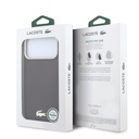 Apple iPhone 18 Pro Max Kılıf Lacoste Orjinal Lisanslı M-Safe Şarj Özellikli PVC Yarı Pike Desenli Arka Yüzey İkonik Timsah Dokuma Logolu Kapak - 7