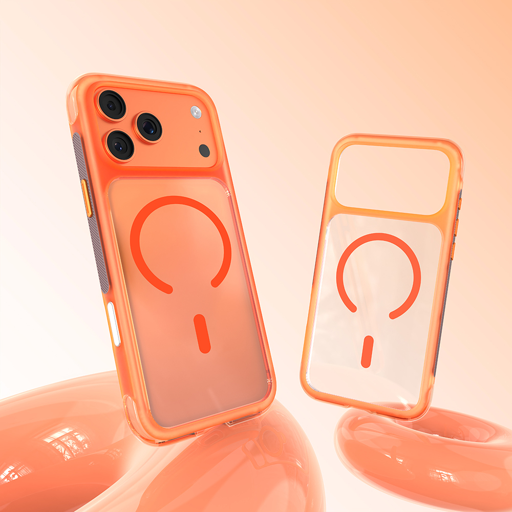 Apple iPhone 18 Pro Max Kılıf M-safe Şarj Özellikli Airbag Tasarımlı Mutural Air Shield Serisi Kapak - 1