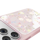 Apple iPhone 18 Pro Max Kılıf M-safe Şarj Özellikli Çiçek Tasarımlı Mutural Flower Serisi Kapak - 7