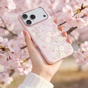 Apple iPhone 18 Pro Max Kılıf M-safe Şarj Özellikli Çiçek Tasarımlı Mutural Flower Serisi Kapak - 9