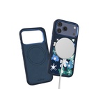 Apple iPhone 18 Pro Max Kılıf M-safe Şarj Özellikli Çiçek Tasarımlı Mutural Flower Serisi Kapak - 3