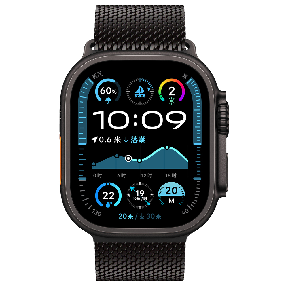 Apple Watch Ultra 49mm Uyumlu Zore KRD-121 Metal Hasır Kordon - 1