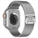 Apple Watch Ultra 49mm Uyumlu Zore KRD-121 Metal Hasır Kordon - 3