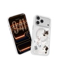 Apple iPhone 18 Pro Max Kılıf M-safe Şarj Özellikli 3D Baskılı Tasarım Mutural The Cat Serisi Kapak - 3