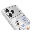 Apple iPhone 18 Pro Max Kılıf M-safe Şarj Özellikli 3D Baskılı Tasarım Mutural The Dog Serisi Kapak - 2