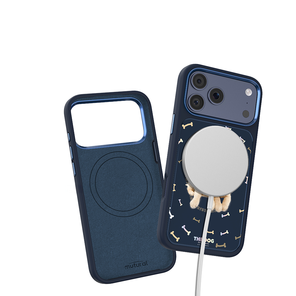 Apple iPhone 18 Pro Max Kılıf M-safe Şarj Özellikli 3D Baskılı Tasarım Mutural The Dog Serisi Kapak - 7
