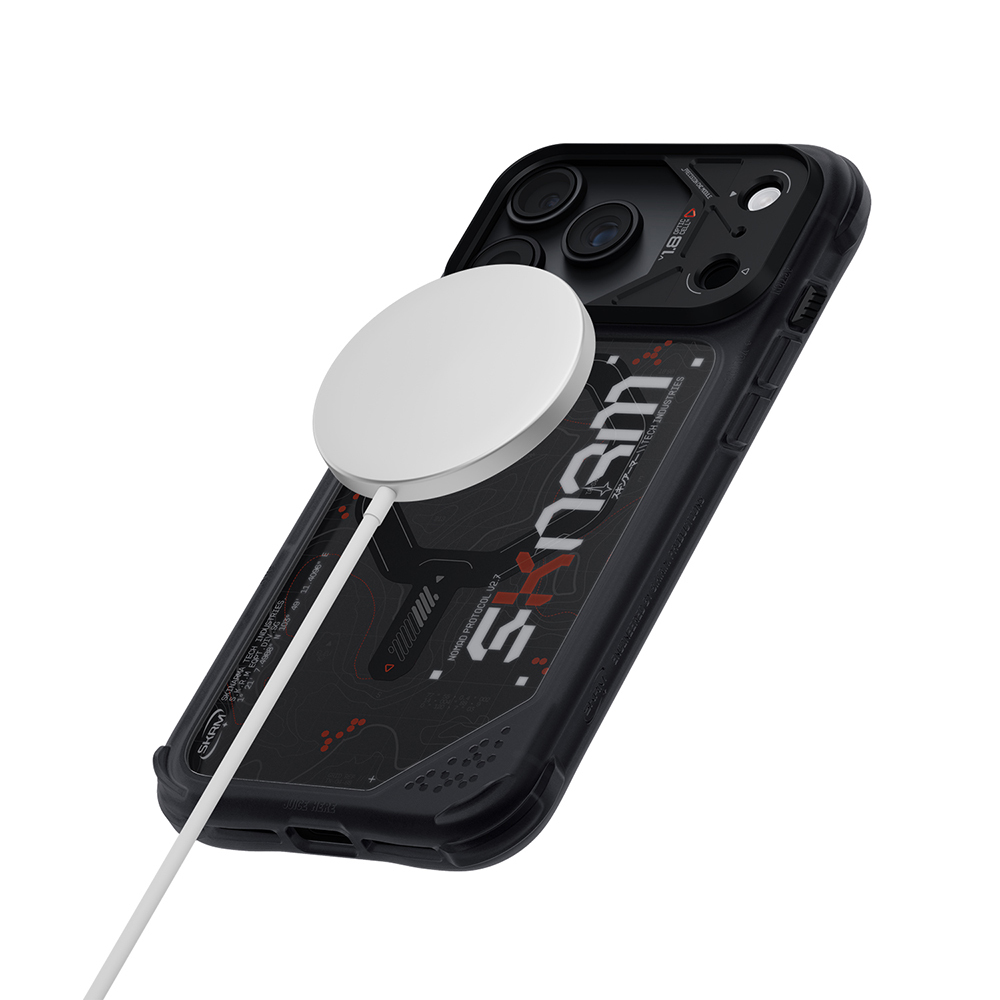 Apple iPhone 18 Pro Kılıf M-safe Şarj Özellikli Skinarma Sonar Kapak - 7