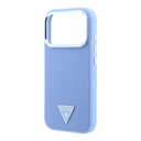 Apple iPhone 18 Pro Max Kılıf Guess Orjinal Lisanslı M-safe Şarj Özellikli Grained Triangle Kapak - 5