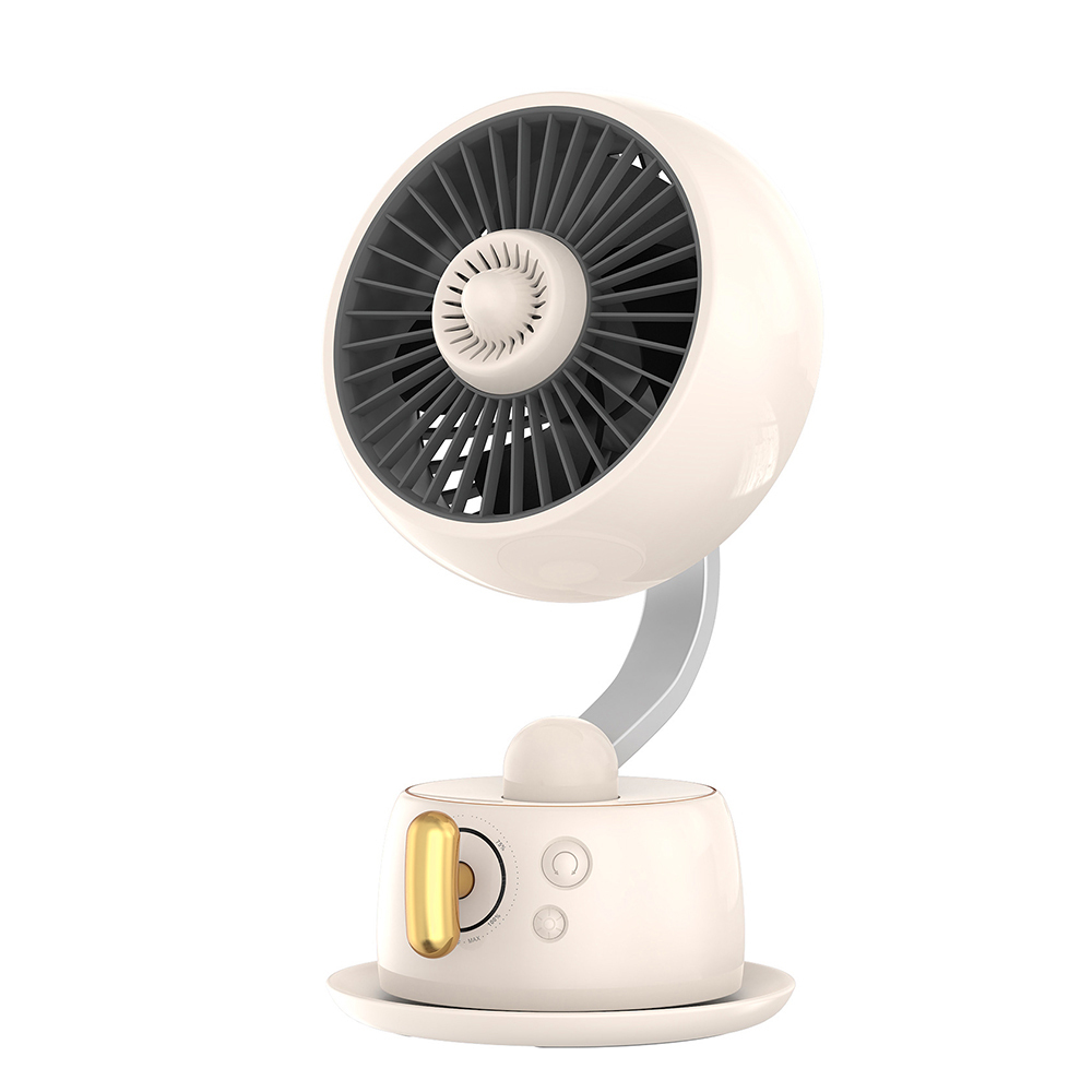 Go Des GD-HS63 Otomatik Salınımlı Gece Lambalı Sessiz Soğutucu Masa Fanı - 1