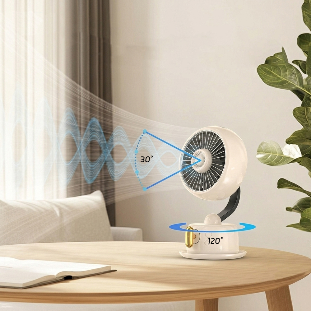 Go Des GD-HS63 Otomatik Salınımlı Gece Lambalı Sessiz Soğutucu Masa Fanı - 2