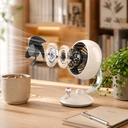 Go Des GD-HS65 Otomatik Salınımlı Gece Lambalı Sessiz Soğutucu Masa Fanı - 2