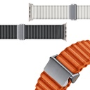 Apple Watch 44mm Uyumlu Zore KRD-123 Naylon Kumaş Hasır Örgülü Kordon - 2