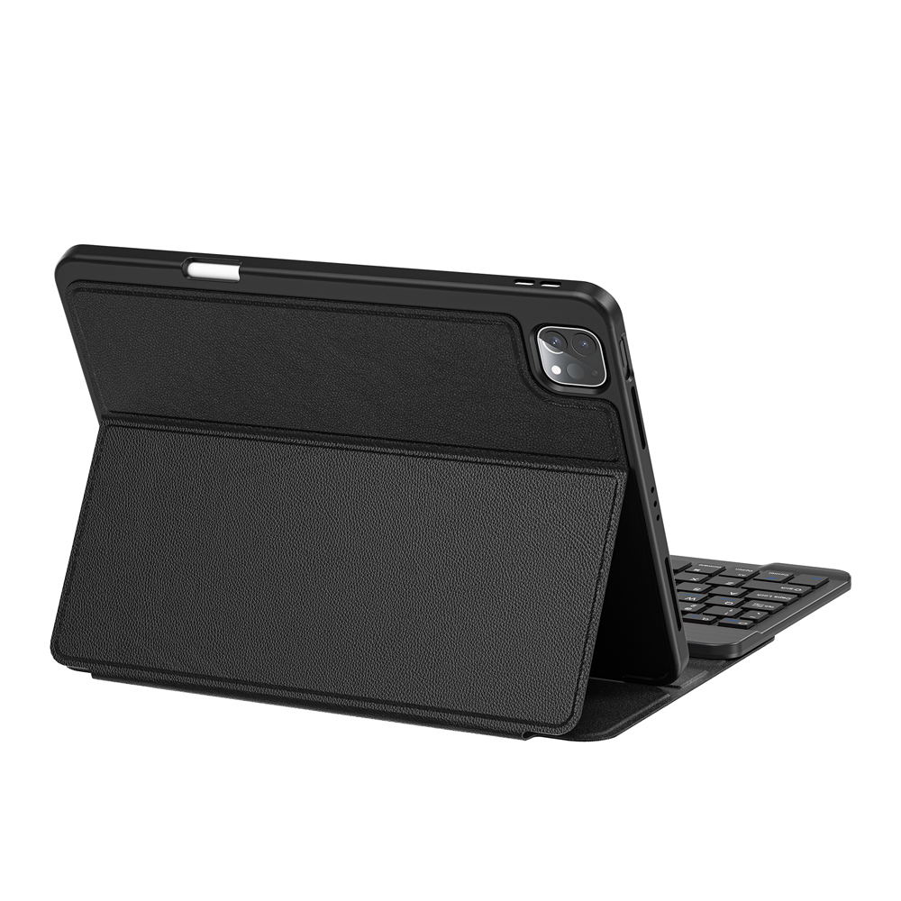 Apple iPad Pro 12.9 2020 Uyumlu (4.Nesil) Wiwu Protective Gizli Kalem Bölmeli Klavyeli Kılıf - 5