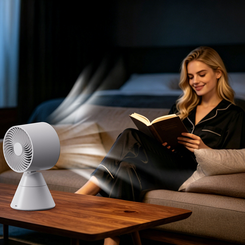 Lenyes LHF22 Dijital Led Göstergeli AI Hava Kontrollü Kule Tipi Soğutucu Masa Fanı - 4