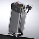 Lenyes PX180D Dijital LED Ekranlı Type-C ve Lightning Kablolu Powerbank 22.5W 10.000mAh - 2