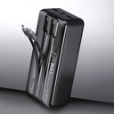 Lenyes PX180D Dijital LED Ekranlı Type-C ve Lightning Kablolu Powerbank 22.5W 10.000mAh - 3