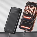 Lenyes PX180D Dijital LED Ekranlı Type-C ve Lightning Kablolu Powerbank 22.5W 10.000mAh - 4