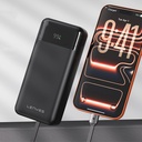Lenyes PX280D Dijital LED Ekranlı Type-C ve Lightning Kablolu Powerbank 22.5W 20.000mAh - 1
