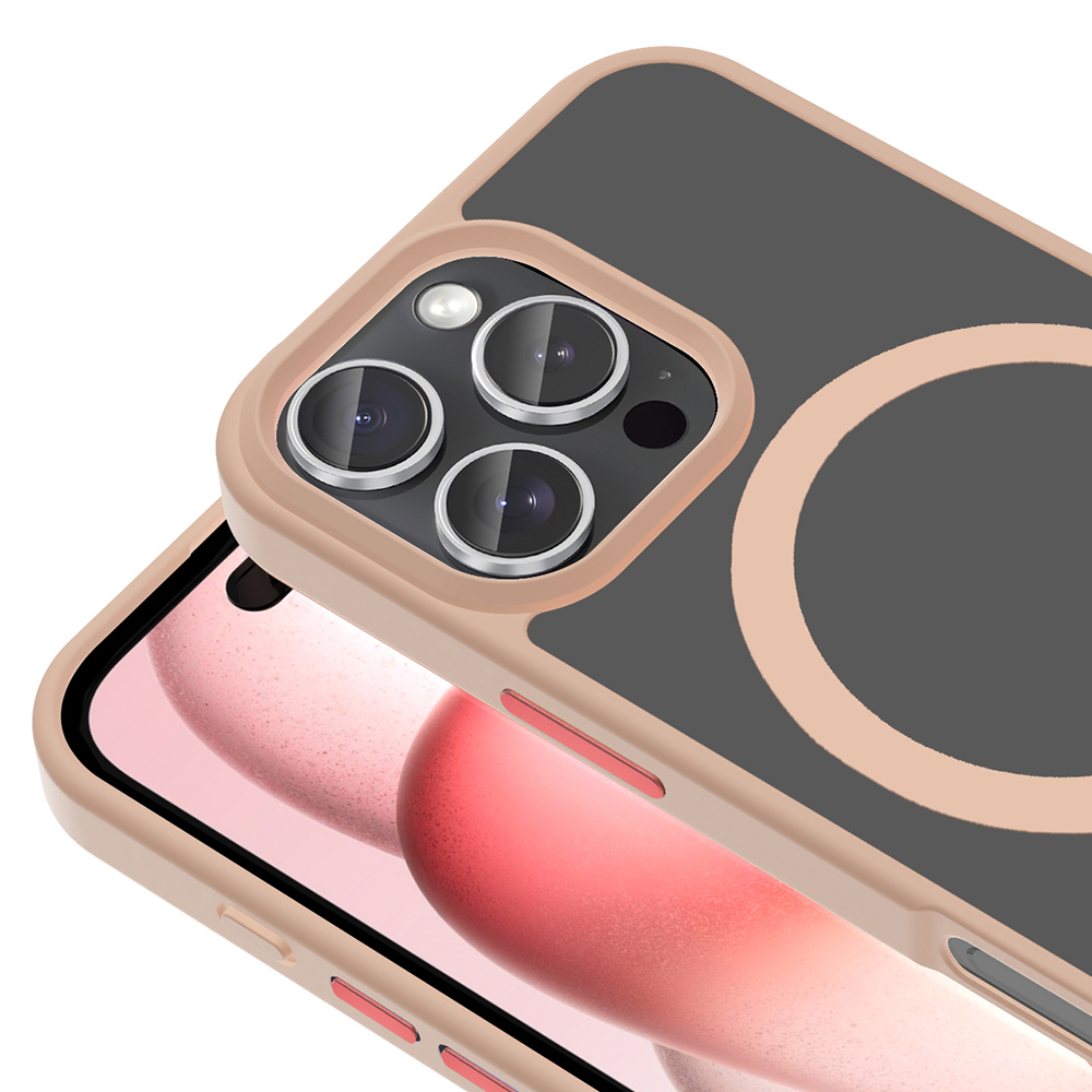 Apple iPhone 16 Pro Max Uyumlu Kılıf Magsafe Şarj Özellikli Mat Arka Yüzey Zore Sio Kapak - 8