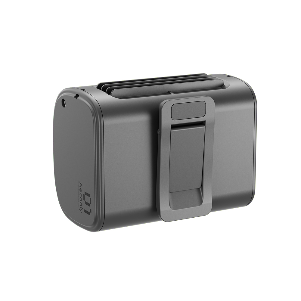 Aecooly UH01 Flow 01 Dijital LED Göstergeli 5 Kademeli Bel ve Boyun Tipi Portatif Soğutucu Fan 6000mAh - 7