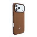 Apple iPhone 18 Pro Max Kılıf Mercedes Benz Orjinal Lisanslı M-safe Şarj Özellikli PU Deri 3D Metal Logolu Kartlıklı Kapak - 4