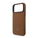 Apple iPhone 18 Pro Max Kılıf Mercedes Benz Orjinal Lisanslı M-safe Şarj Özellikli PU Deri 3D Metal Logolu Kartlıklı Kapak - 6