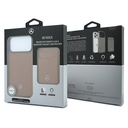 Apple iPhone 18 Pro Max Kılıf Mercedes Benz Orjinal Lisanslı M-safe Şarj Özellikli PU Deri 3D Metal Logolu Kartlıklı Kapak - 13