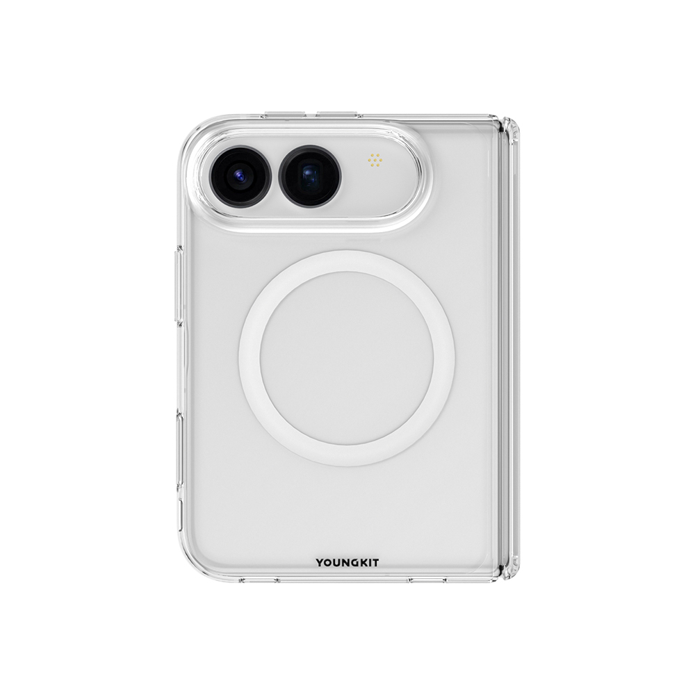 Apple iPhone Duo Kılıf M-safe Şarj Özellikli 2in1 Youngkit Clear Serisi Kapak - 1