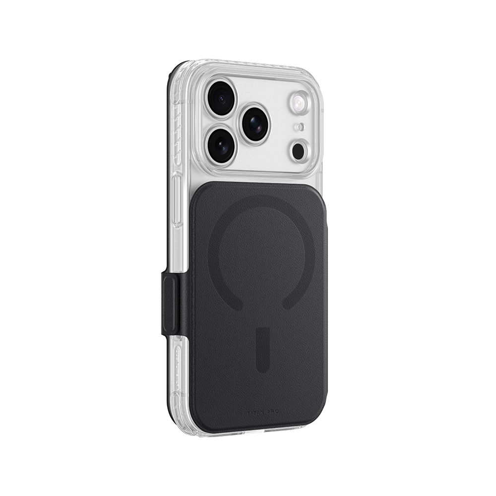 Apple iPhone 18 Pro Max Kılıf M-safe Özellikli Amazingthing Titan Lens Flip Serisi Kartlıklı Kapak - 7