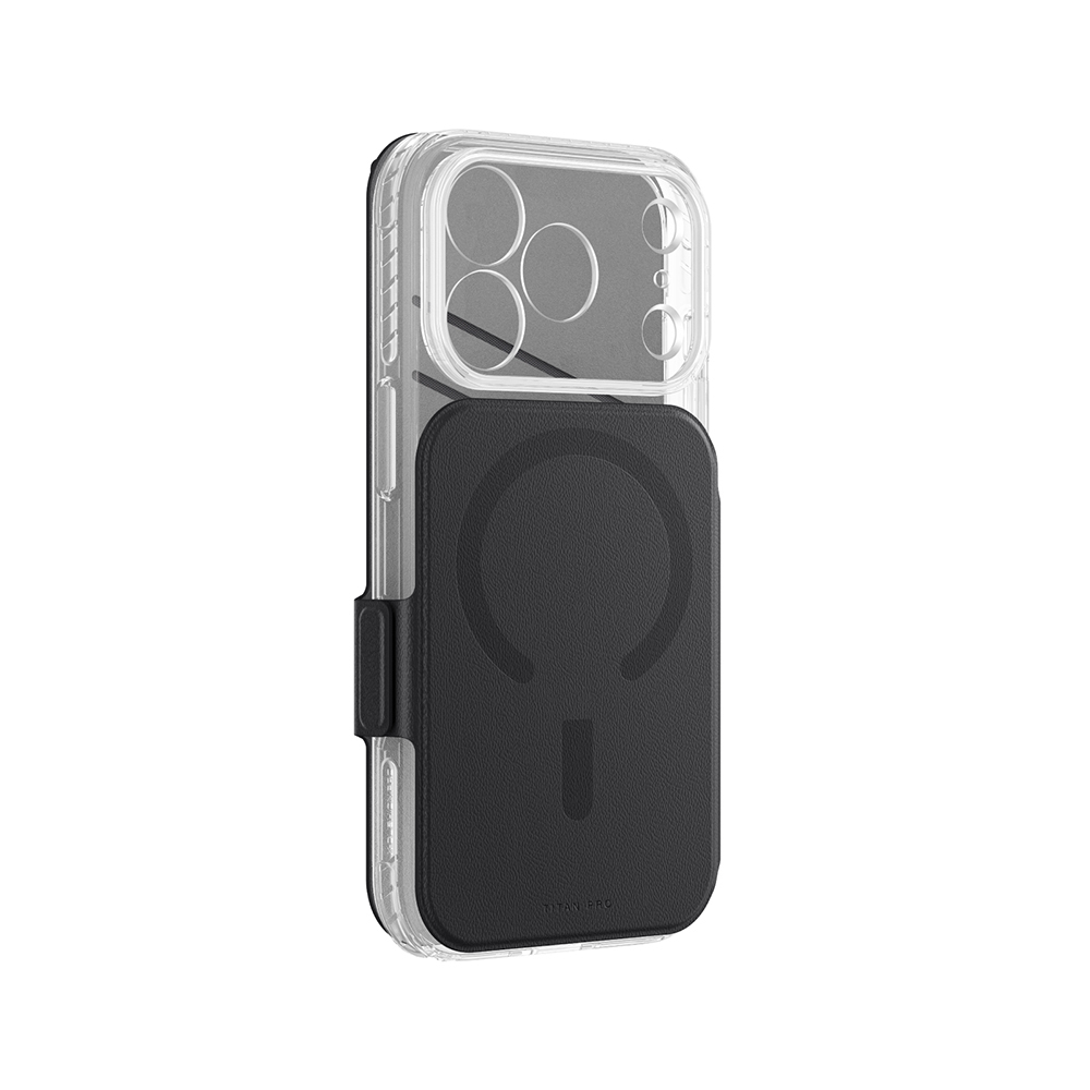 Apple iPhone 18 Pro Max Kılıf M-safe Özellikli Amazingthing Titan Lens Flip Serisi Kartlıklı Kapak - 8