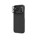 Apple iPhone 18 Pro Kılıf M-Safe Şarj Özellikli 1500D Aramid Fiber AmazingThing Titan Max SLens Serisi Kapak - 1
