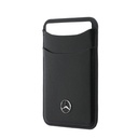 Apple iPhone 18 Pro Kılıf Mercedes Benz Orjinal Lisanslı M-safe Şarj Özellikli PU Deri 3D Metal Logolu Kartlıklı Kapak - 10