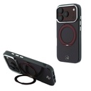 Apple iPhone 18 Pro Kılıf Mercedes Benz Orjinal Lisanslı M-safe Şarj Özellikli 360 Derece Dönebilen Standlı Metal Logolu Sert PC Kapak - 1