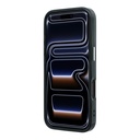 Apple iPhone 18 Pro Kılıf Mercedes Benz Orjinal Lisanslı M-safe Şarj Özellikli 360 Derece Dönebilen Standlı Metal Logolu Sert PC Kapak - 4
