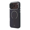 Apple iPhone 18 Pro Max Kılıf Mercedes Benz Orjinal Lisanslı M-safe Şarj Özellikli Saydam Yüzey İkonik 3D Metal Logolu Kapak - 1
