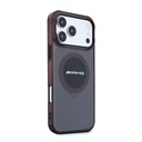 Apple iPhone 18 Pro Kılıf AMG Orjinal Lisanslı M-safe Şarj Özellikli Transparan IML Baskı Logolu Bicolor Block Kapak - 3