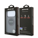Apple iPhone 18 Pro Kılıf AMG Orjinal Lisanslı M-safe Şarj Özellikli Transparan IML Baskı Logolu Bicolor Block Kapak - 7
