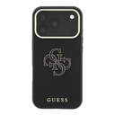 Apple iPhone 18 Pro Max Kılıf Guess Orjinal Lisanslı PU Yazı ve 4G Büyük Metal Logolu Kapak - 2